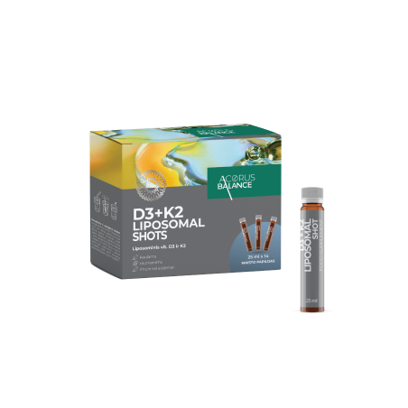 Liposomal shots D3+K2, 14 vnt.