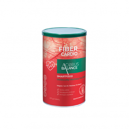 FIBER CARDIO, širdies ir kraujagyslių funkcijoms, 220 g